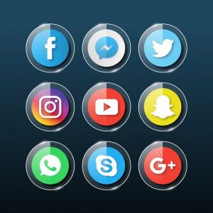 Image of 9 social media icons